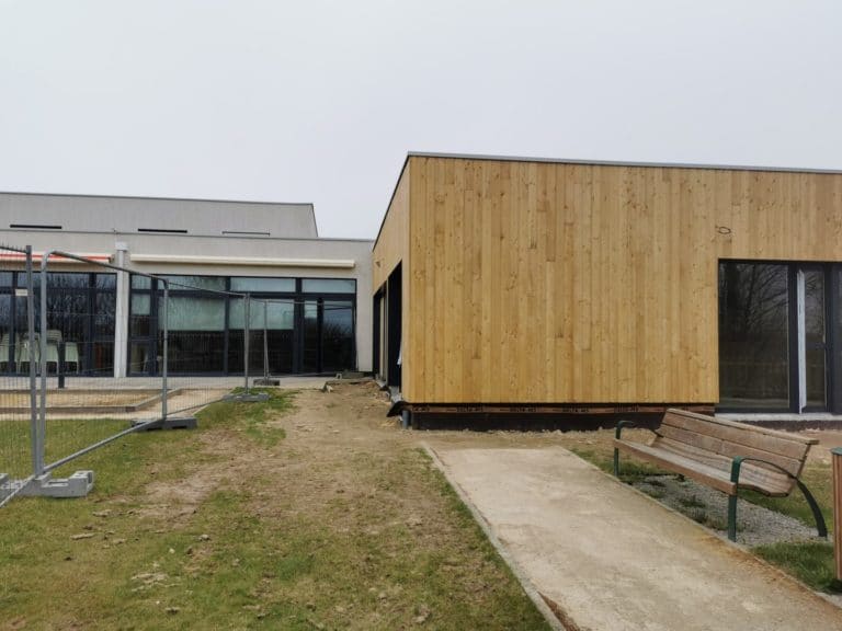 EHPAD Plabennec - Cloisons sèches, Isolation intérieure, Menuiserie, Combles, Bandes, Placo, Brest Finistère