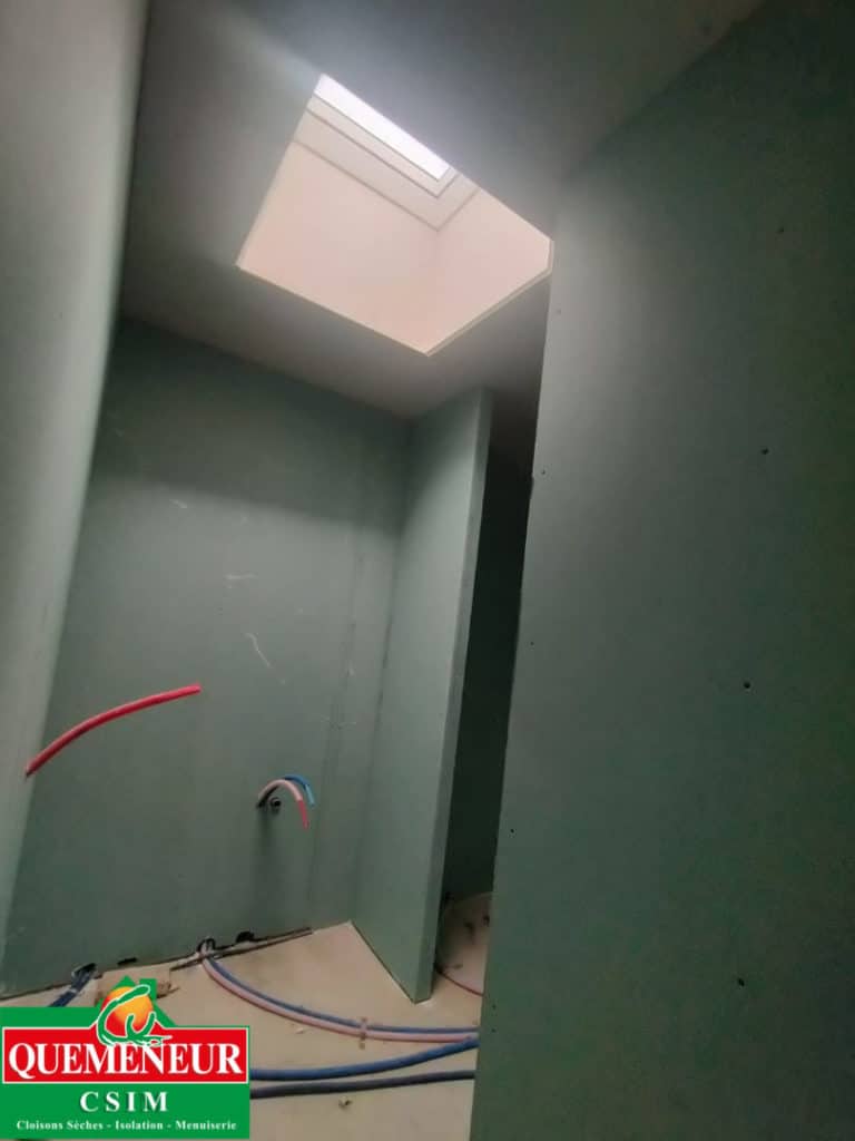 ISOLATION ET PLACO MAISON PLEIN PIED GUILERS (3)