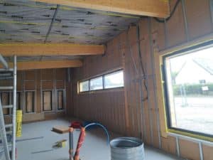 ISOLATION LAINE DE BOIS ET PLACO CRECHE PLOUMOGUER 11 - Accueil