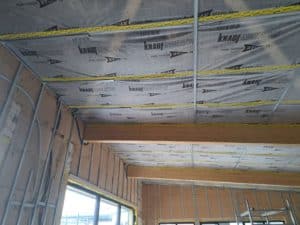 ISOLATION LAINE DE BOIS ET PLACO CRECHE PLOUMOGUER 9 - Accueil