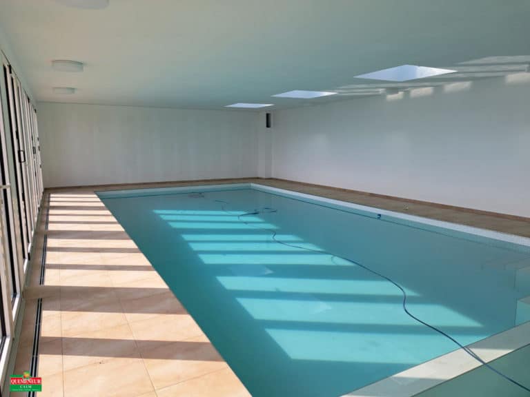RENOVATION ET EXTENSION D'UNE MAISON D'HABITATION AVEC PISCINE INTERIEUR ET EXTERIEURE A PLOUGONVELIN (14)